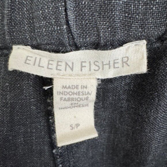 Eileen Fisher Washed Organic Linen Pant, Size S - Picture 5 of 8